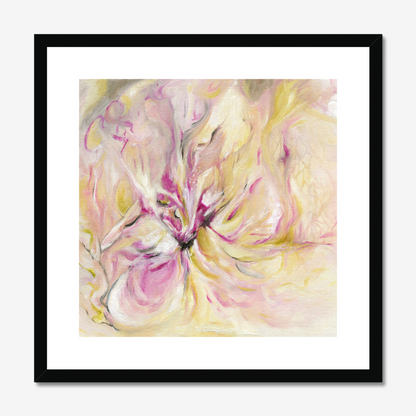 In the quiet Light floral abstract art print by Christian artist Kate Shephard
