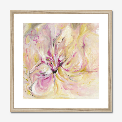 In the quiet Light floral abstract art print by Christian artist Kate Shephard