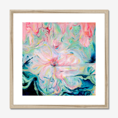Whispers of Sprint abstract floral art print by Kate Shephard 