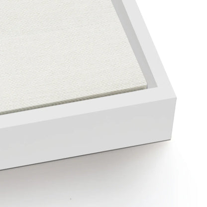 whie float frame example